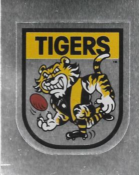 1993 Select AFL Stickers #196 Richmond Tigers Front